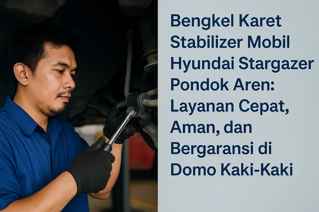karet stabilizer mobil pondok aren