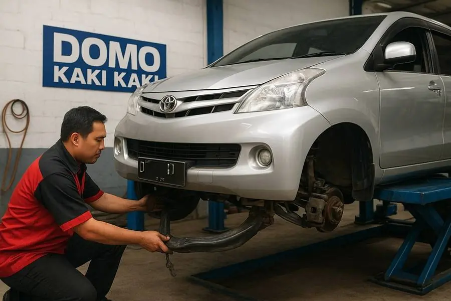Domo Kaki Kaki Bengkel Perbaikan Lower Arm Bengkok di Ciwidey