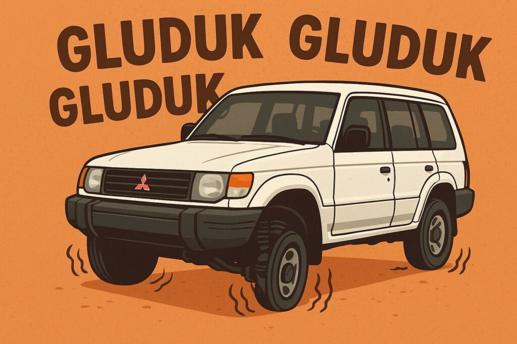 kaki kaki mobil bunyi gluduk gluduk Pondok aren