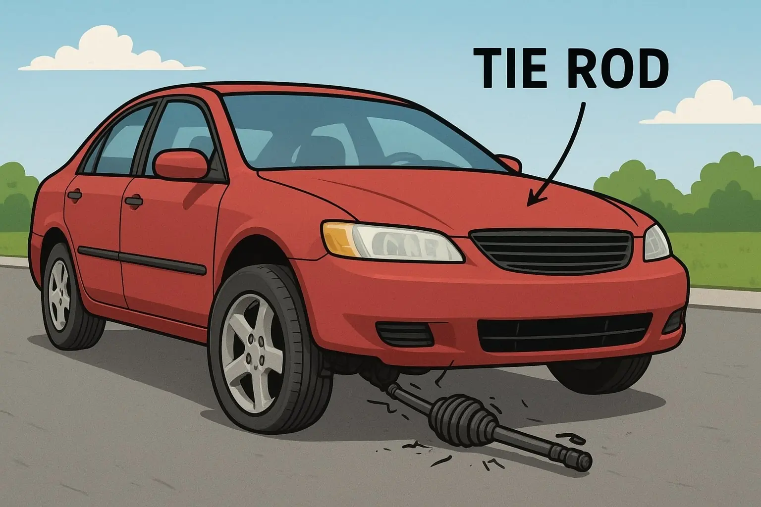Tie Rod Rusak Pontianak Barat