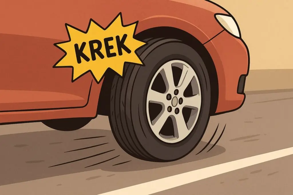 kaki kaki mobil bunyi krek pesanggrahan