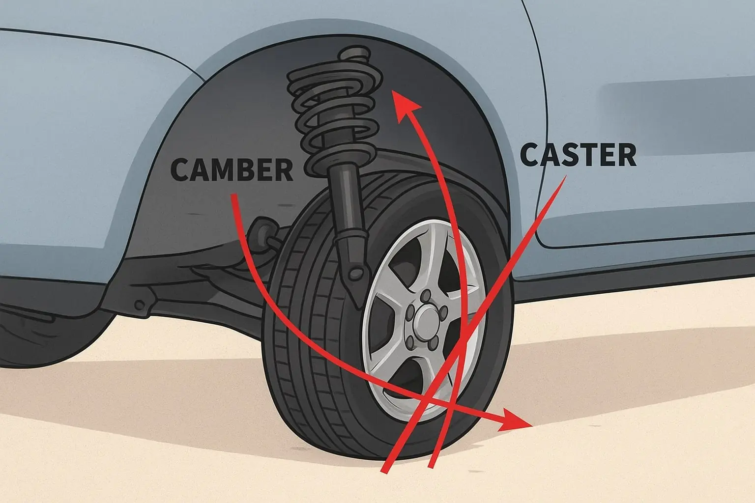 camber caster bermasalah kotabaru