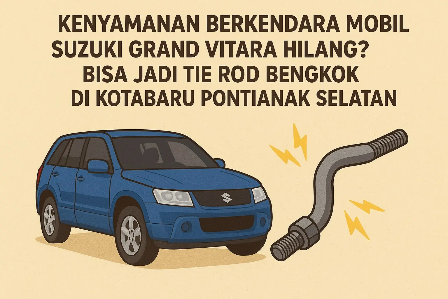 tie rod bengkok kotabaru