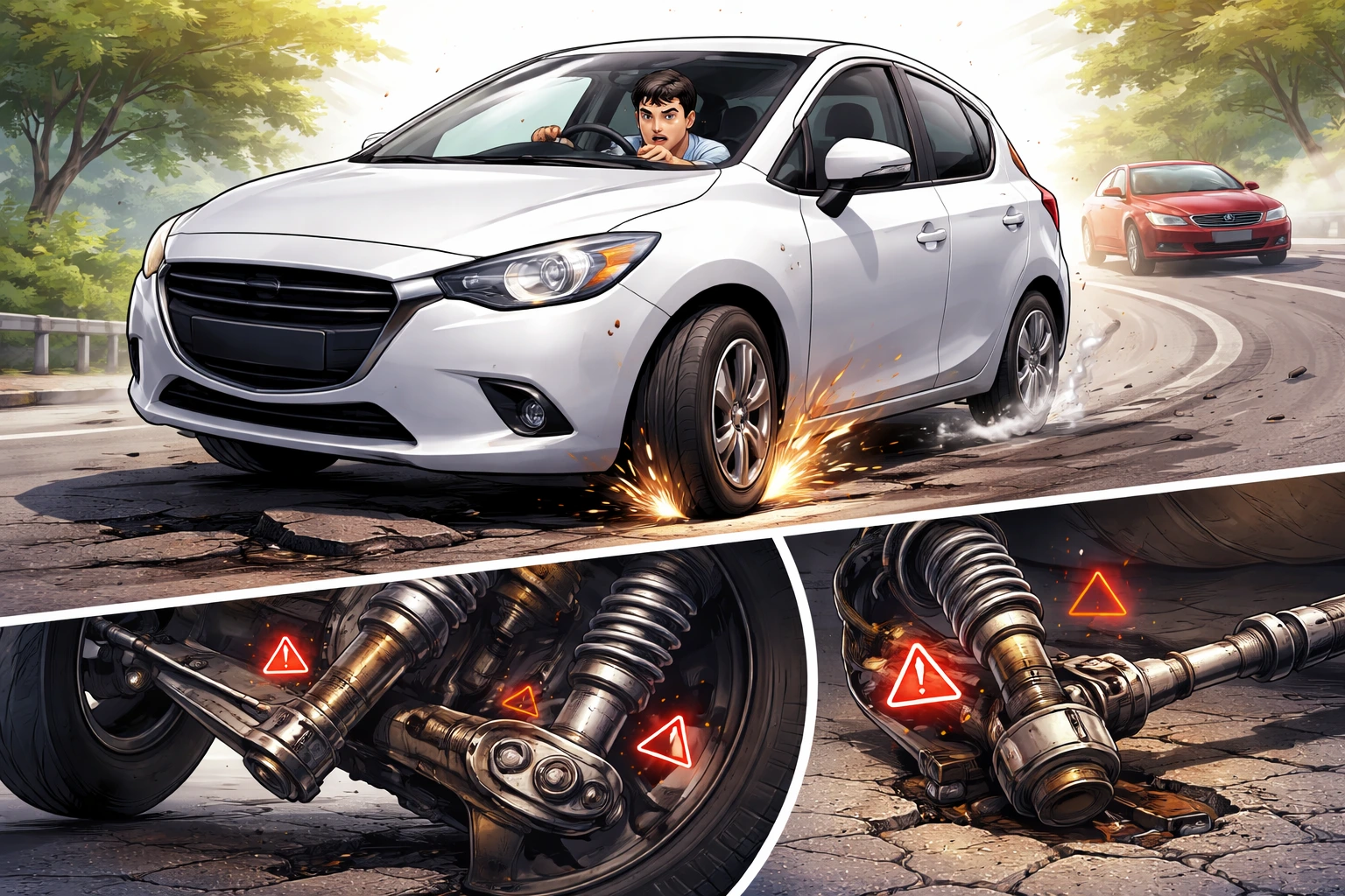 kaki-kaki mobil bermasalah bansir laut