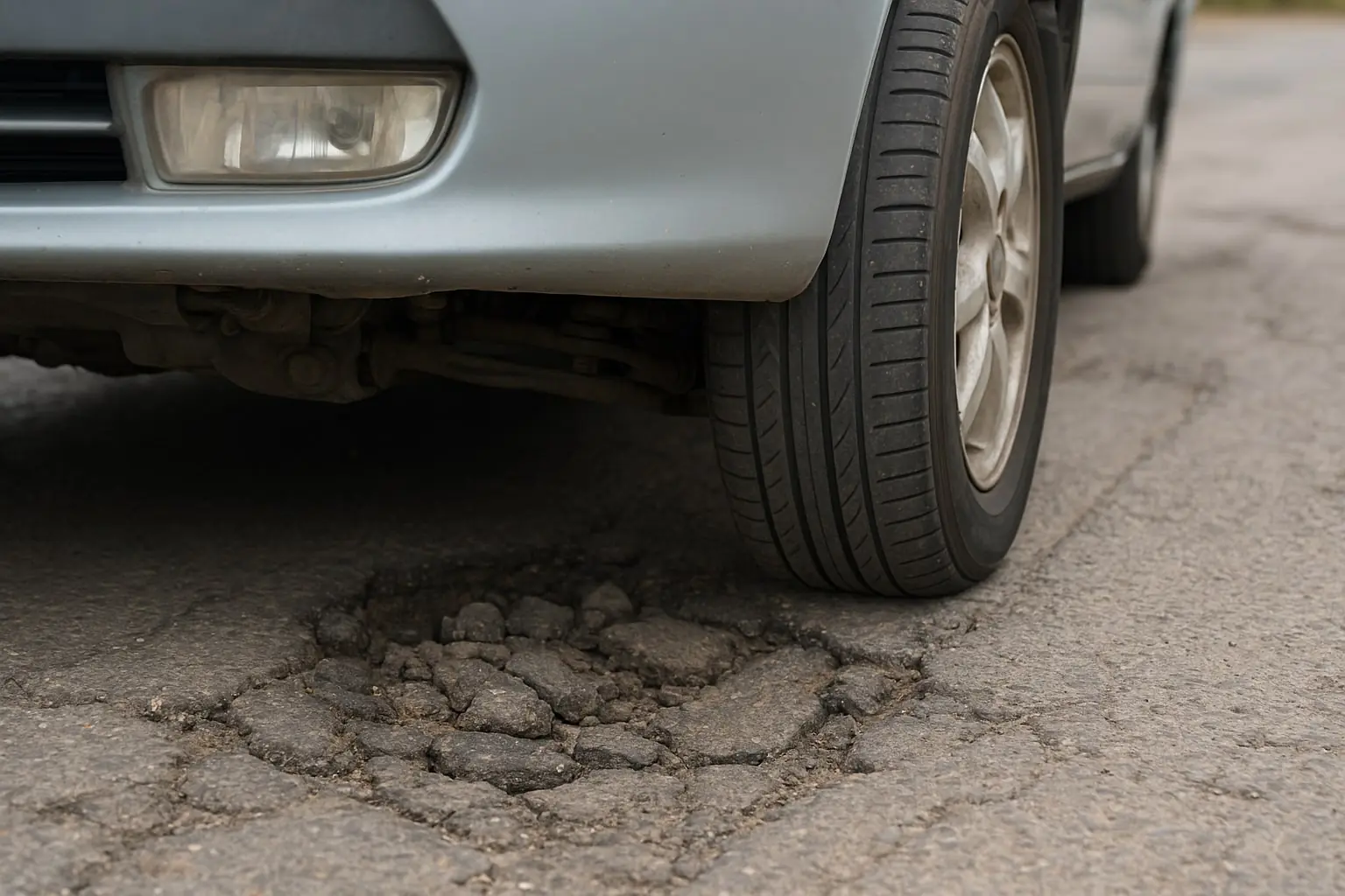 kaki kaki mobil bunyi saat jalan rusak bansir laut