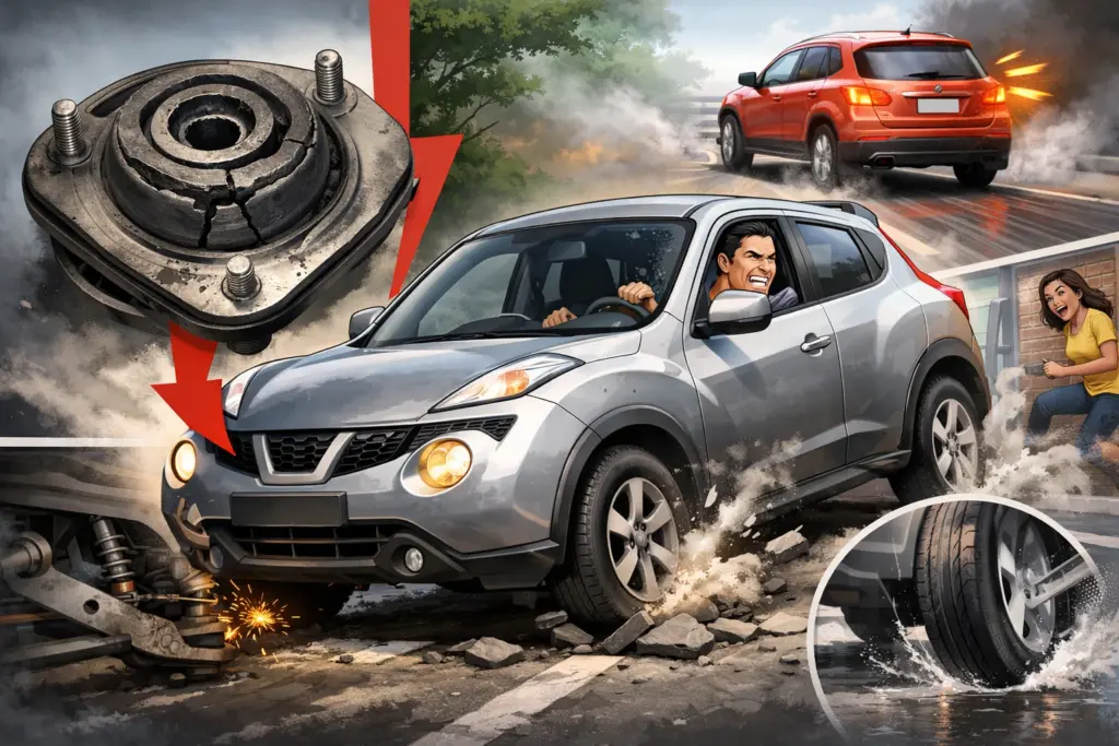 karet support shockbreaker rusak bansir laut