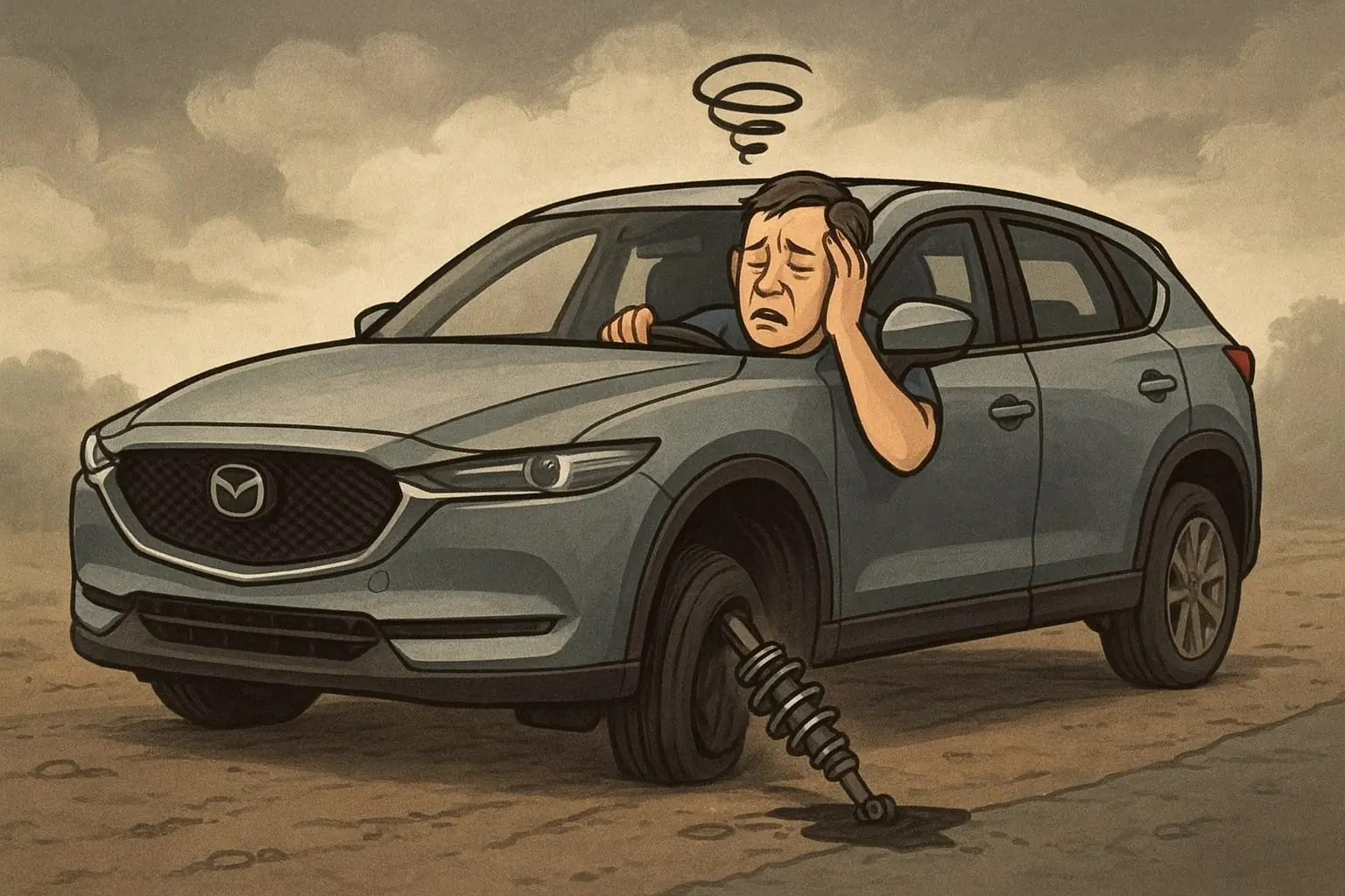 shockbreaker lemah dan bocor bansir laut