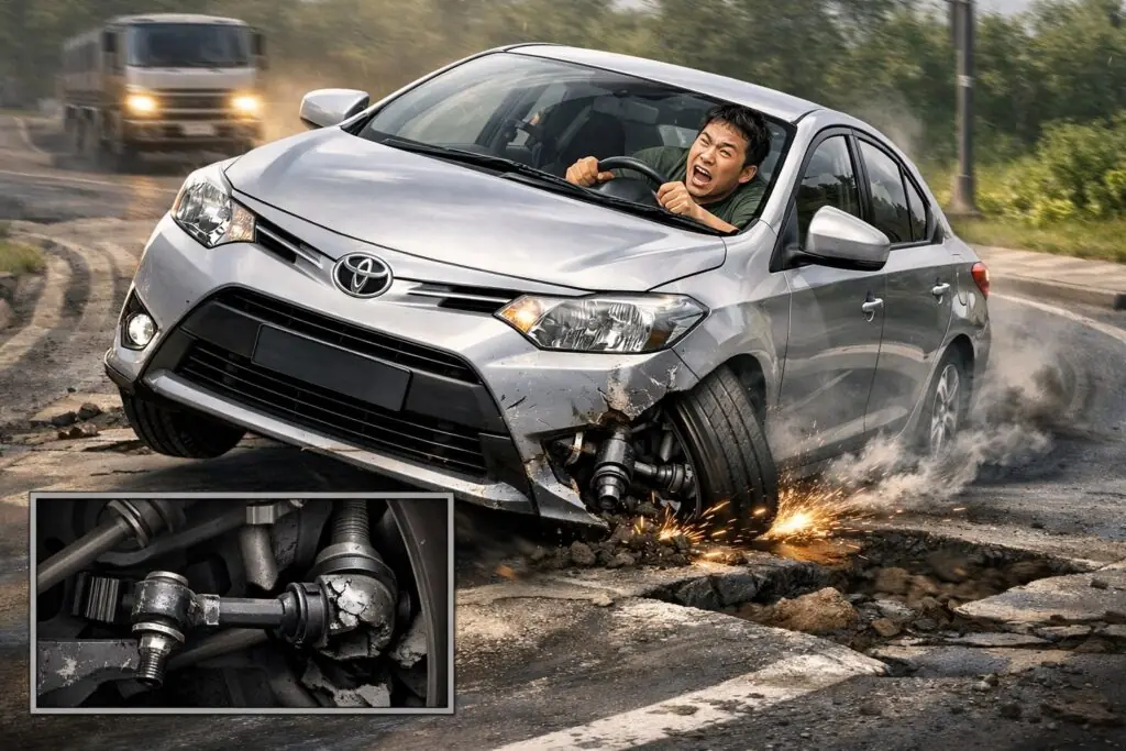 stabilizer link rusak bansir laut