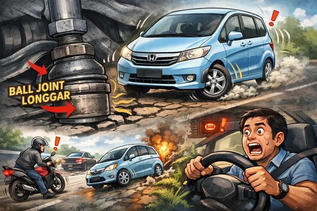 Ball Joint Longgar Siantan Hilir