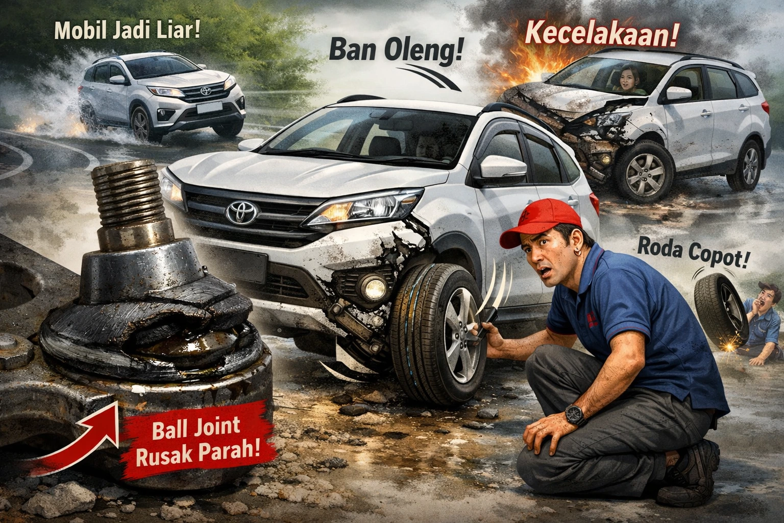 Ball Joint Rusak siantan hilir
