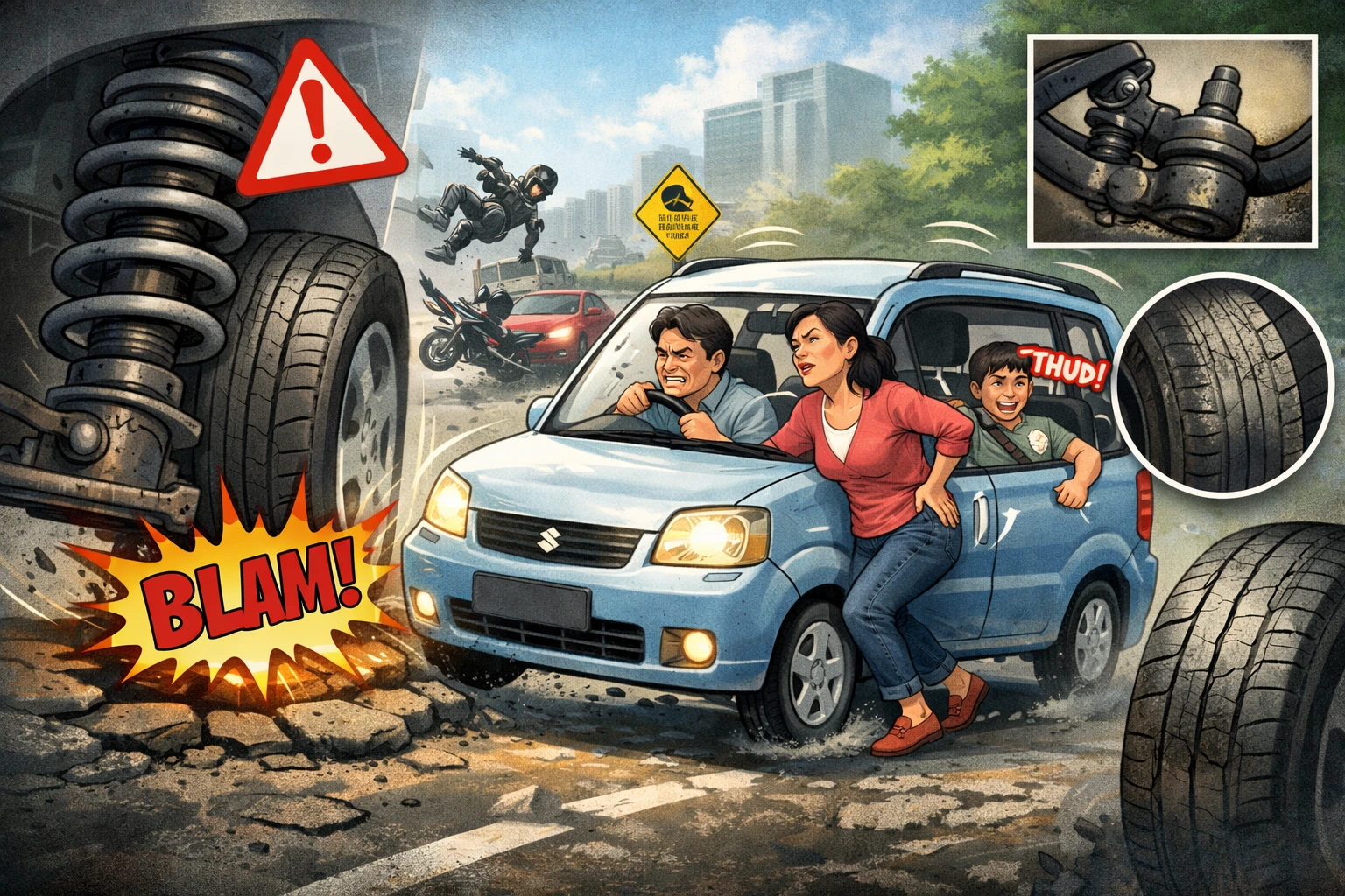 Suspensi Terlalu Keras Siantan Hilir