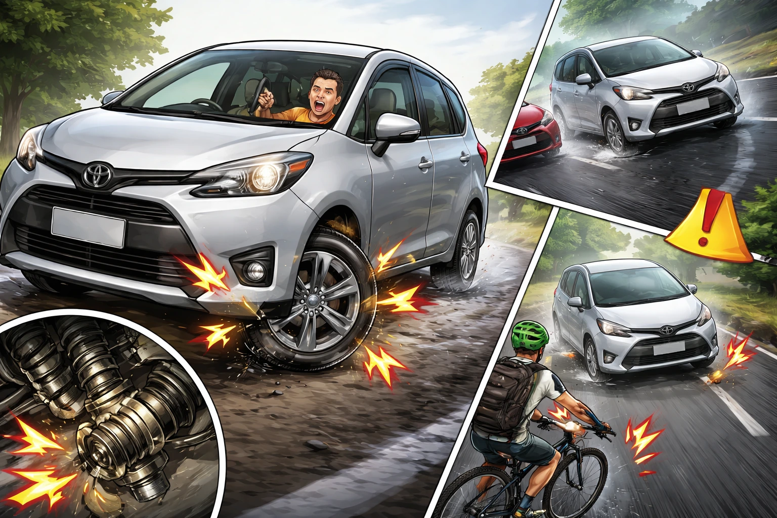 kaki kaki mobil bunyi kletek kletek siantan hilir