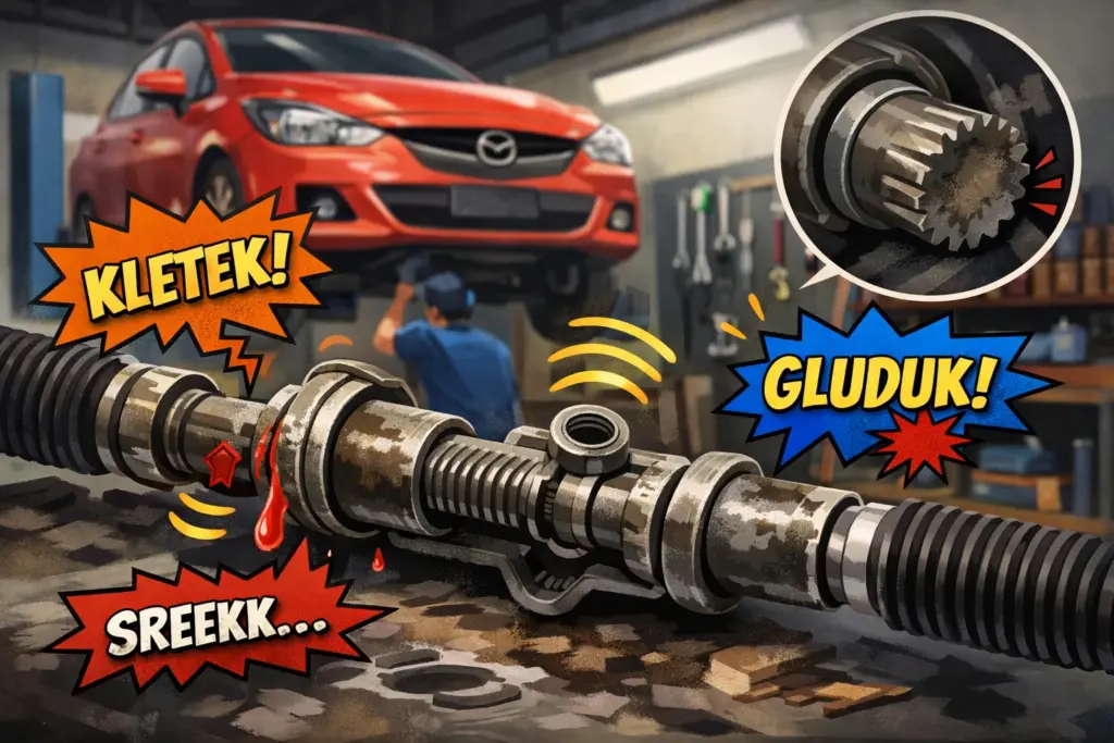 racksteer mobil Bekasi