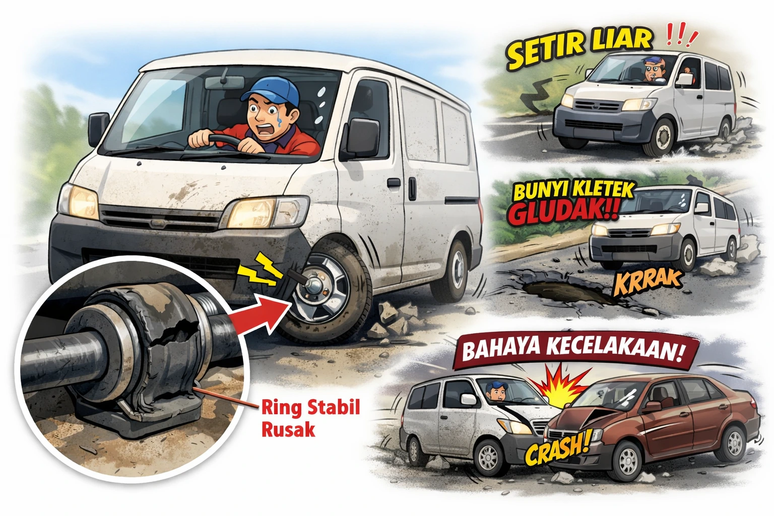 ring stabil mobil Depok