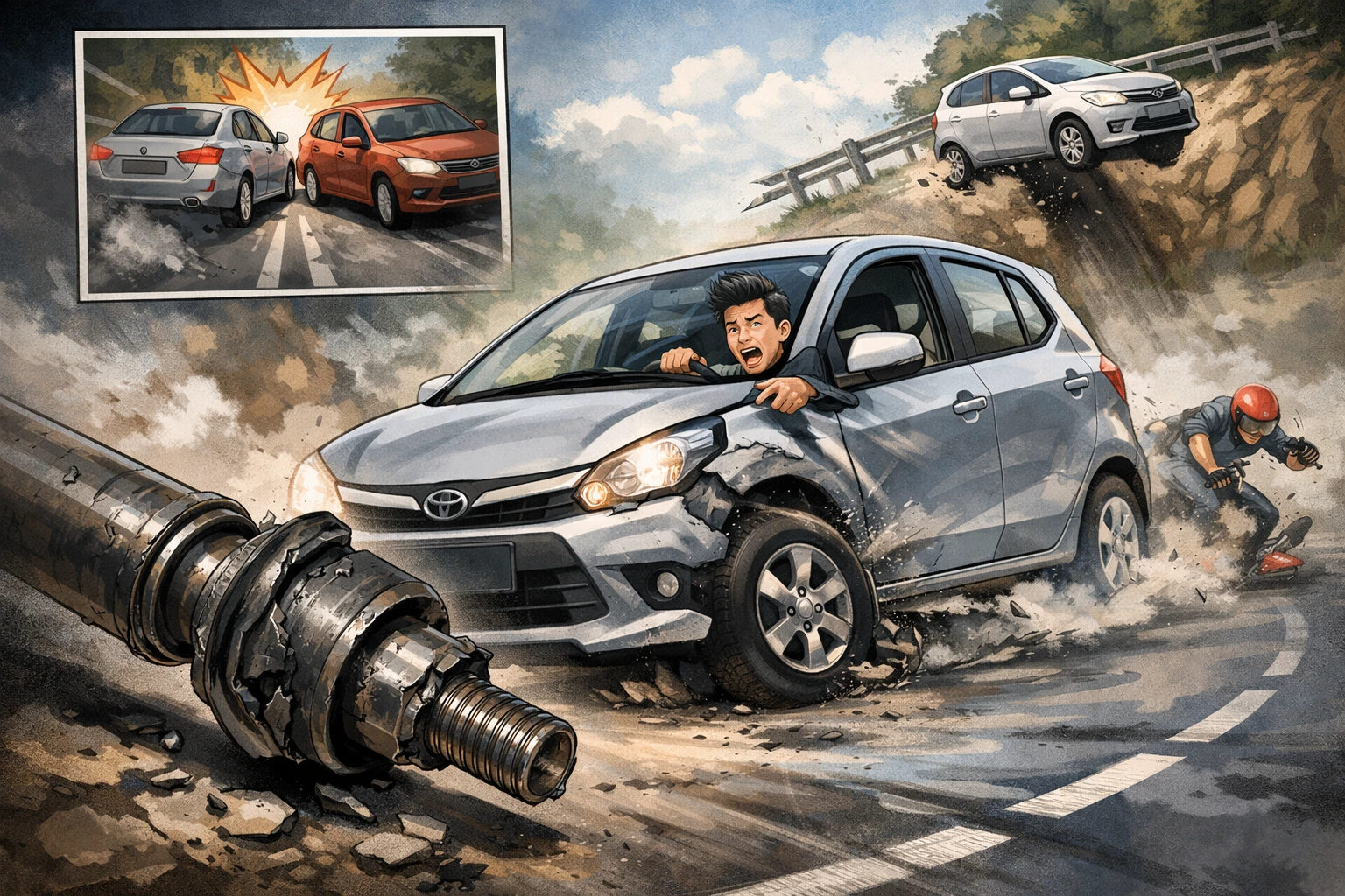 tierod mobil Narogong