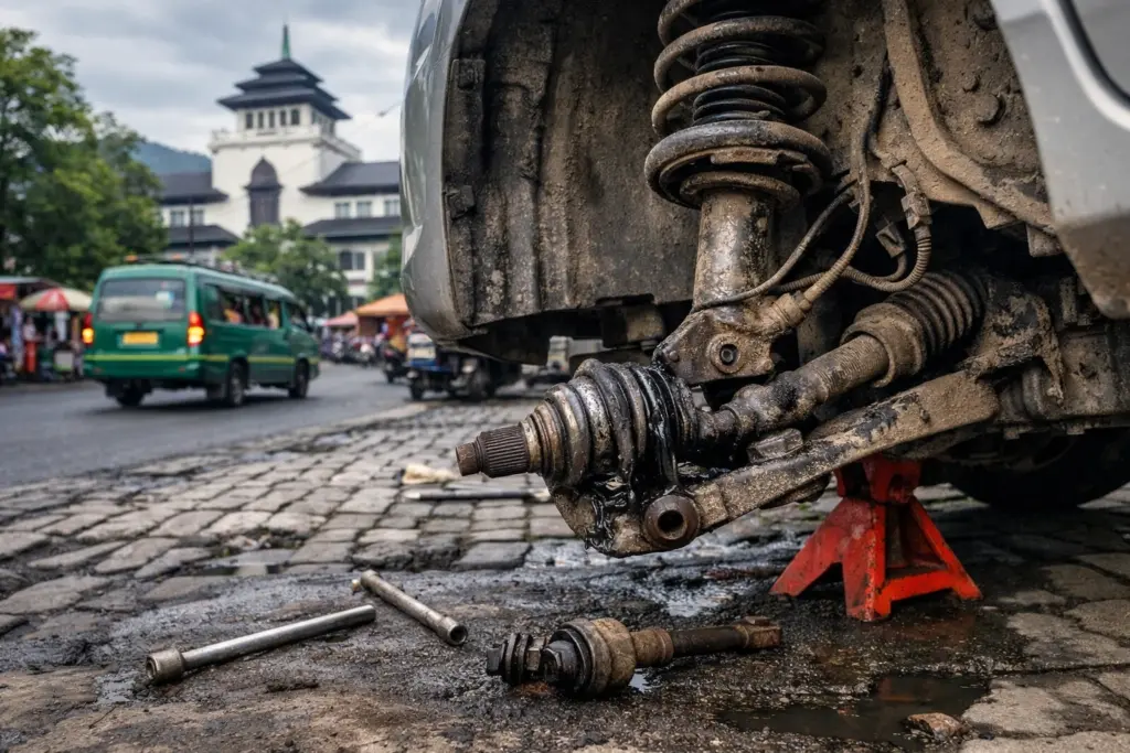 kaki kaki mobil Bandung