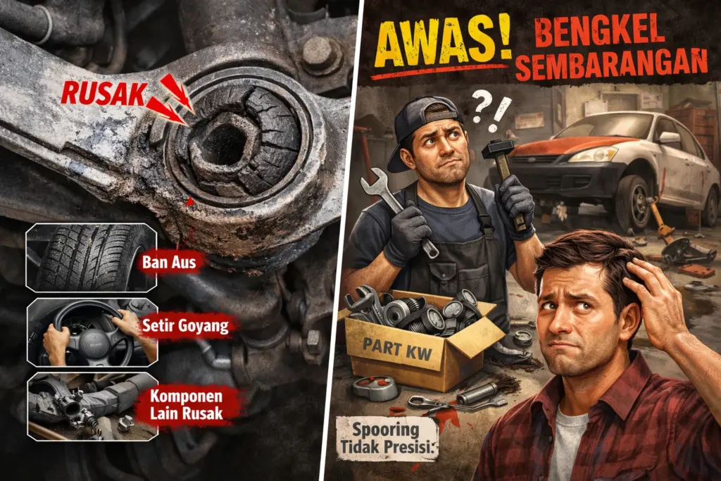 layanan bushing arm mobil Bekasi