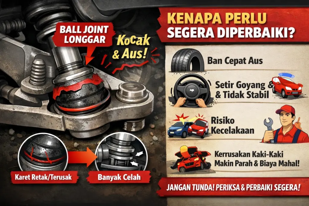 ball joint longgar paritmayor