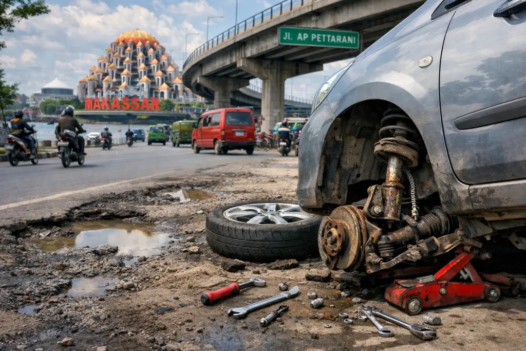 bengkel kaki kaki mobil Makassar